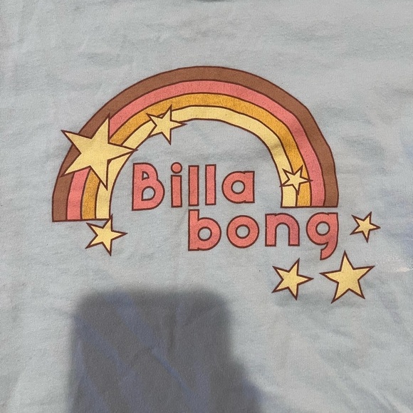 🧁Blue Billabong Rainbow Top cute spring kawaii summer spring beachy preppy y2k - Picture 3 of 9